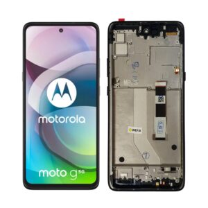 FRONTAL MOTO G 5G PRETO COM ARO NACIONAL