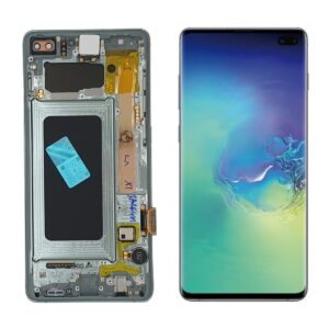 FRONTAL SAMSUNG S10 PLUS VERDE COM ARO NACIONAL WEFIX