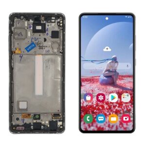 FRONTAL SAMSUNG A52S 5G PRATA COM ARO NACIONAL WEFIX