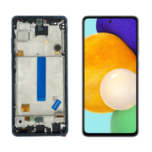 FRONTAL SAMSUNG A52 AZUL COM ARO OLED WEFIX