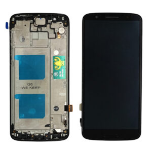 FRONTAL MOTO G6 PRETO COM ARO WK PREMIUM