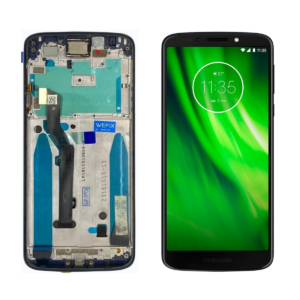 FRONTAL MOTO G6 PLAY/E5 PRETO COM ARO WEFIX