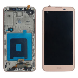 FRONTAL LG K500 ROSA COM ARO