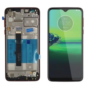 FRONTAL MOTO G8 PLAY VERMELHO COM ARO WEFIX