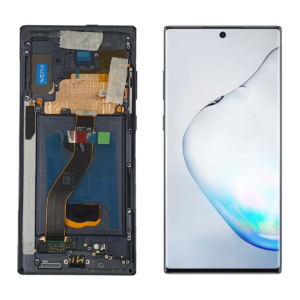 FRONTAL SAMSUNG NOTE 10 PLUS PRETO COM ARO NACIONAL WEFIX