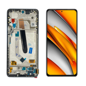 FRONTAL POCO F3 AZUL COM ARO AMOLED WEFIX