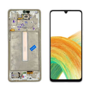 FRONTAL SAMSUNG A33 5G BRANCO COM ARO NACIONAL WEFIX