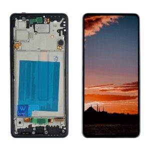 FRONTAL SAMSUNG A53 PRETO OLED COM ARO WEFIX