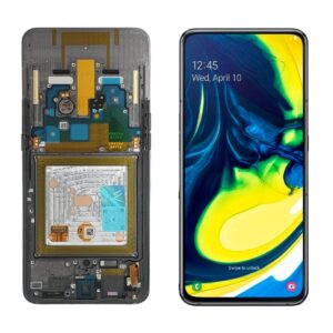 FRONTAL SAMSUNG A80 PRETO COM ARO NACIONAL WEFIX