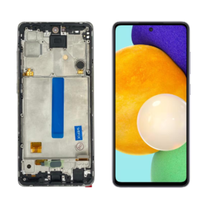 FRONTAL SAMSUNG A52 PRATA COM ARO OLED WEFIX