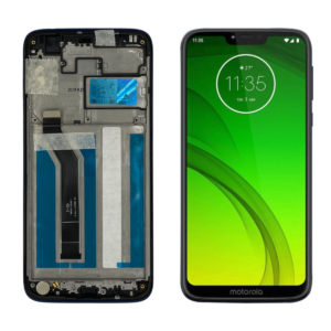 FRONTAL MOTO G7 POWER AZUL NAVY COM ARO WEFIX