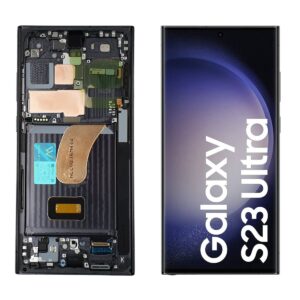 FRONTAL SAMSUNG S23 ULTRA PRETO COM ARO NACIONAL WEFIX