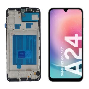 FRONTAL SAMSUNG A24 COM ARO OLED WEFIX