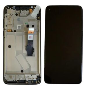 FRONTAL MOTO G8 POWER PRETO COM ARO NACIONAL