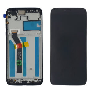 FRONTAL MOTO G7 POWER PRETO COM ARO WK PREMIUM