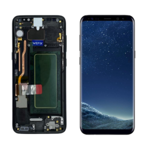 FRONTAL SAMSUNG S8 PRETO COM ARO ORIGINAL WEFIX
